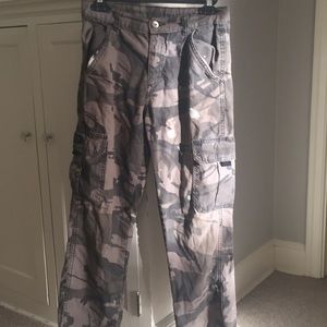 Camouflage woman’s cargo pants